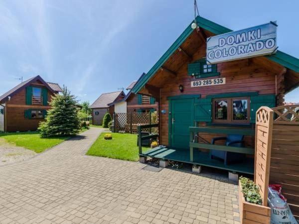 Вилла Apartamentowe Domki Drewniane Colorado Карвиа Экстерьер фото
