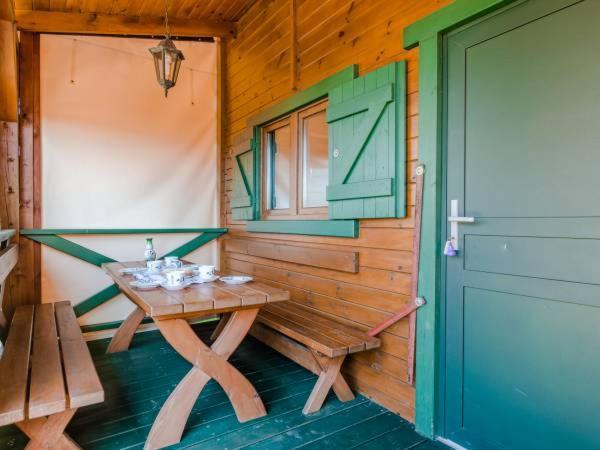 Вилла Apartamentowe Domki Drewniane Colorado Карвиа Экстерьер фото